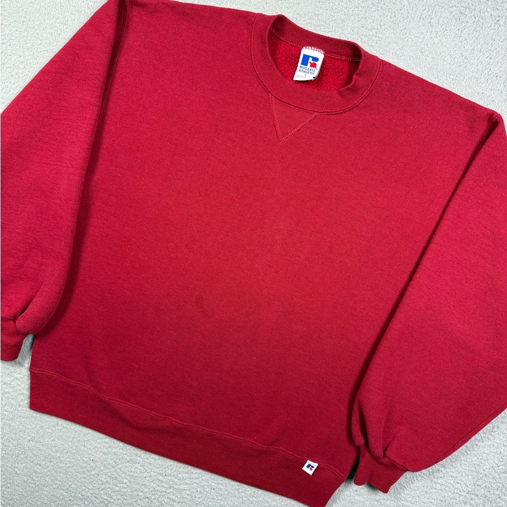 Vintage 90s Russell athletic blank crewneck‎ sweatshirt